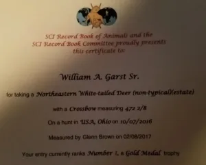 World Record Whitetail Deer Hunting Ohio