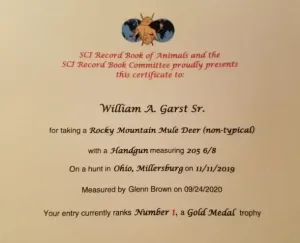 World Record Whitetail Deer Hunting Ohio