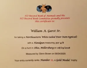 World Record Whitetail Deer Hunting Ohio